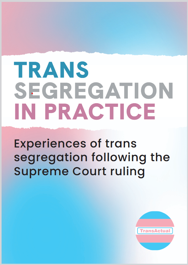 Front cover of Trans Segregation report